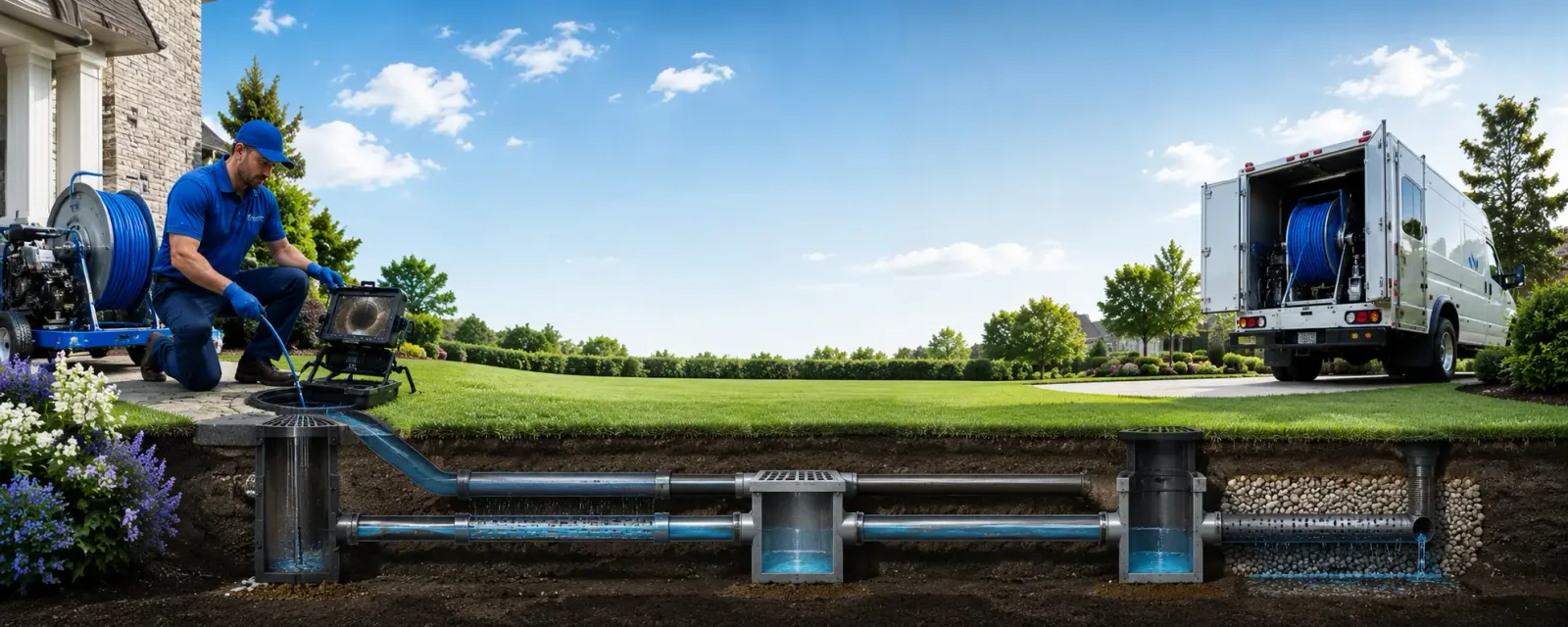 Outdoor drain cleaning information for Orinda, CA